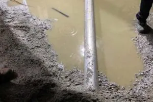 Vacuum Removal of Rock and Sand From Hopper Pit